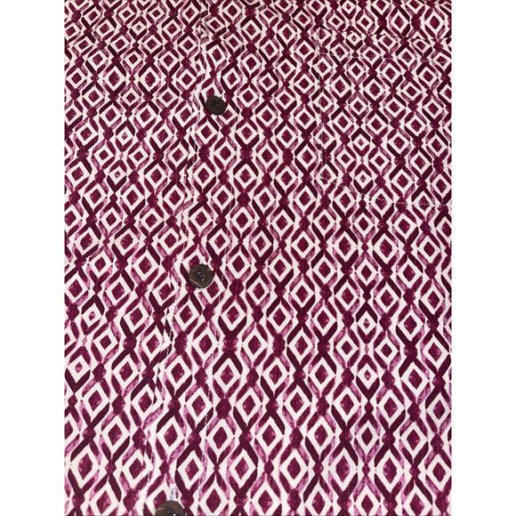 Tommy Bahama Men's 100% Silk Shirt Tropical Pink Size XL Hawaiian Geometric - Picture 2 of 8